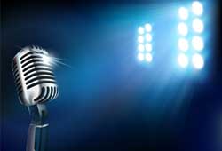 Hire a comedy vocalist through Ding's Entertainment Ltd