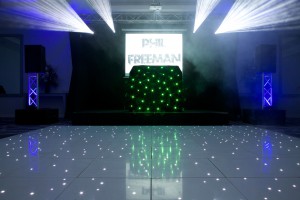 Dance floor hire from Ding's Entertainment